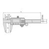 INSIZE DIGITAL VERNIER CALIPER 300MM 12" 1112-300