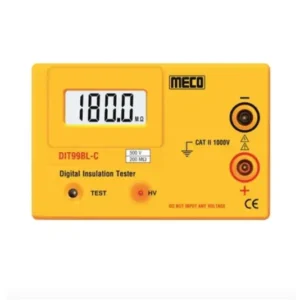 MECO DIGITAL INSULATION TESTER MEGGER 0-200M OHMS 0-500V DIT99BL-C