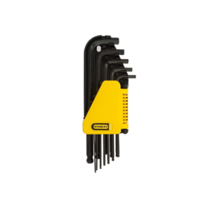 STANLEY BALL POINT HEX ALLEN KEY SET LONG ARM INCHES IMPERIAL 69-257