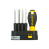 STANLEY CUSHIONGRIP 9WAY SCREWDRIVER SET STHT 62511-8