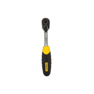 STANLEY CUSHIONGRIP PEAR HEAD RATCHET HANDLE 1/4″ SQUARE DRIVE STMT 95895-8B