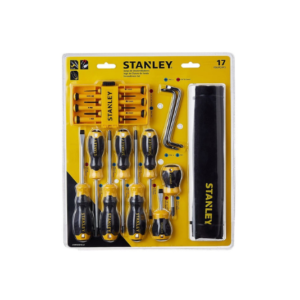 STANLEY CUSHIONGRIP SCREWDRIVER SET DIY STMT 65616-LA (17PCS SET)