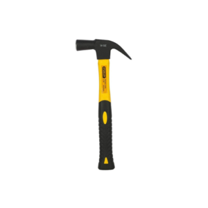 STANLEY FIBREGLASS HANDLE CLAW HAMMER FOR NAIL REMOVAL DIY 450GMS 16" 51-186