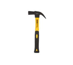 STANLEY FIBREGLASS HANDLE CLAW HAMMER FOR NAIL REMOVAL DIY 560GMS 20" 51-187
