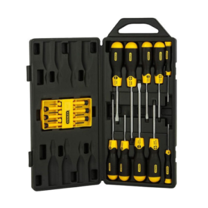 STANLEY INDIVIDUAL CUSHIONGRIP SCREWDRIVER SET DIY 68-0002C (16PCS SET)