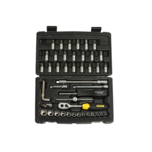 STANLEY TOOL KIT SOCKET SET WITH BITS 1/4″SQ DR DIY STMT 72794-8 (46PCS SET)