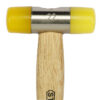 STANLEY WOODEN HANDLE REPLACEABLE TIP PLASTIC SOFT FACE HAMMER 22MM 57-054