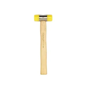 STANLEY WOODEN HANDLE REPLACEABLE TIP PLASTIC SOFT FACE HAMMER 35MM 57-056-23