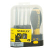 STANLEY CUSHIONGRIP 9WAY SCREWDRIVER SET STHT 62511-8