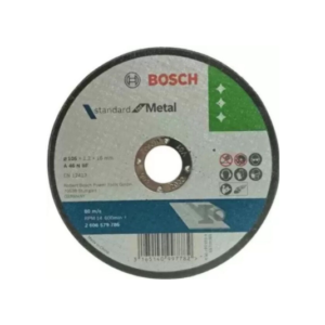 BOSCH METAL CUTTING WHEEL 4" 105MM BLACK (PACK OF 25PCS) 2608579786