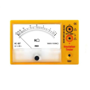 MECO ANALOGUE MEGGER INSULATION TESTER 0-500M OHMS 0-1000V MC-907