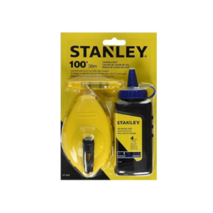 STANLEY CHALK LINE REEL 3PCS SET 47-443 (BLUE POWDER)